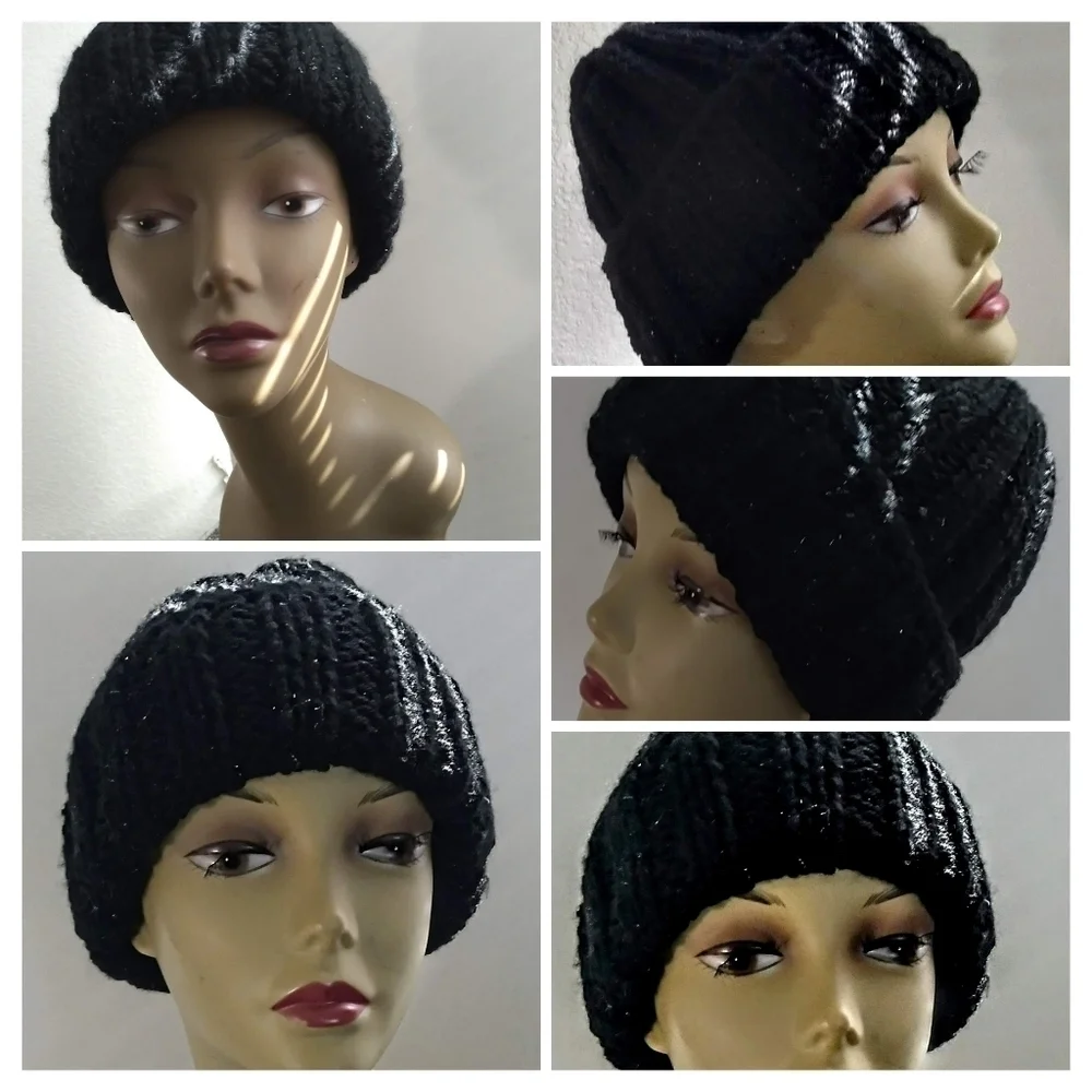 NWT Cashmere Blend Unisex Beanie With A Little Bling!